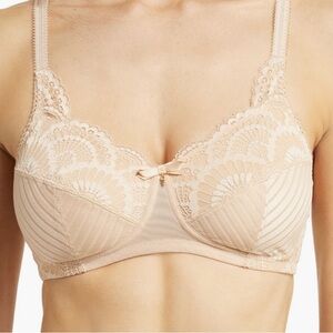 Nordstrom amoena Elegant Lace Detail Bra in Beige 38D